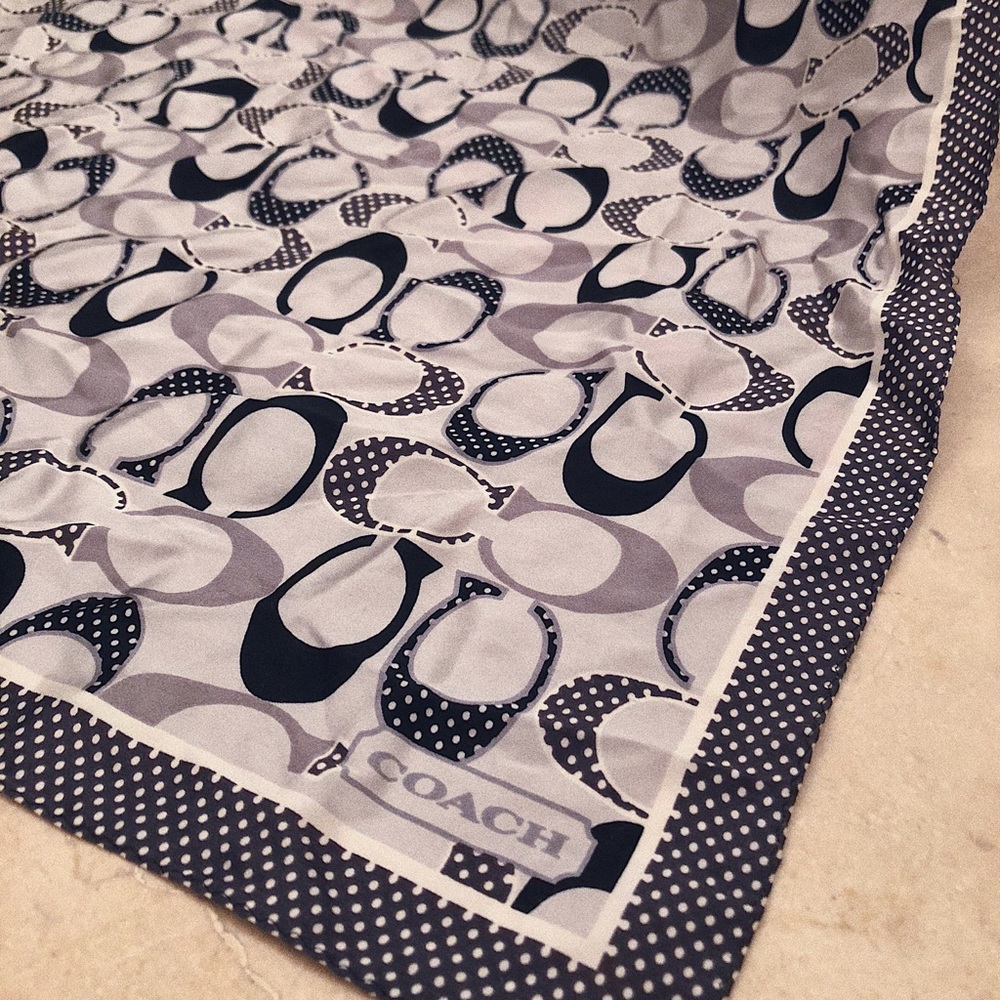 Coach Silk Scarf